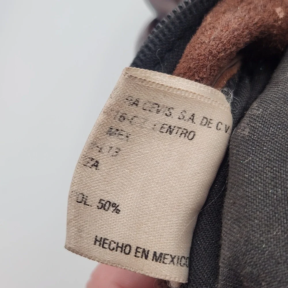 Vintage Brown Leather Sling Backpack Purse Made‎ in Mexico Teardrop Bag